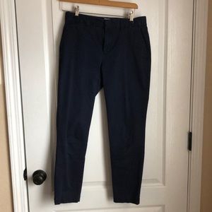 Gap Slim City Crop Navy Pants